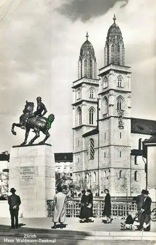 Switzerland Zurich Hans Waldmann Denkmal