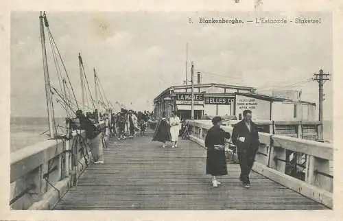 Belgium Blankenberge estacade