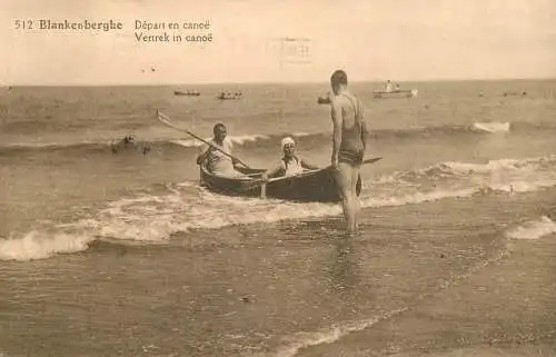Belgium Blankenberge rowboat