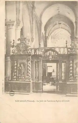 France Nouaille le jube de ancienne eglise abbatiale