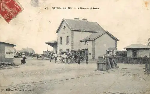 France Cayeux sur Mer la gare exterieure