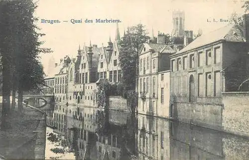 Belgium Brugge Quai du Mabriers