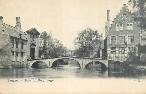 Belgium Brugge Pont du Beguinage