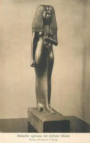 Statuetta egiziana del periodo tebano Museo del Louvre a Parigi