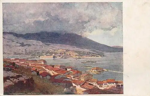 Artist fine art postcard Karl Ludwig Der Tarabosch bei Skutari
