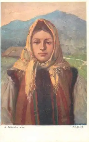 Artist fine art postcard Wydawnictwo Poctowki v Krakowie