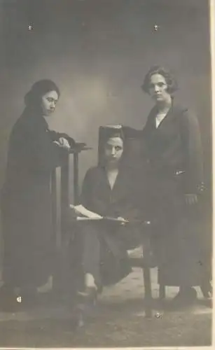 Real photo social history souvenir women reading