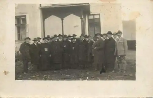 Real photo social history souvenir grou photo