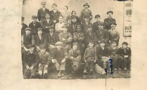 Real photo social history souvenir 1925 group photo