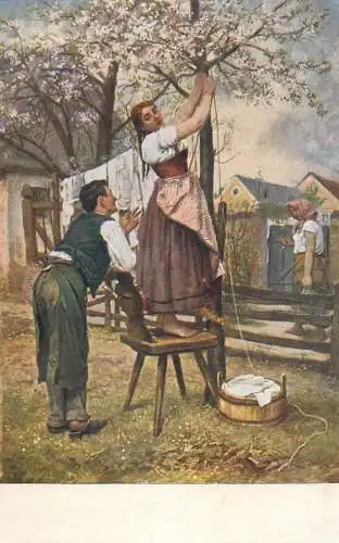 Artist fine art postcard J. Rolletschek
