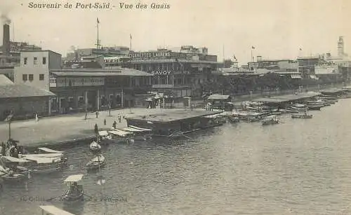 Egypt Port Said vue des quais
