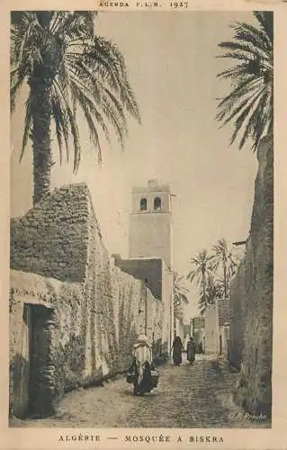 Algeria Biskra Mosque Agenda P.L.M 1927