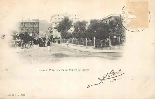 Algeria Oran Place d'Armes, Cercle Militaire