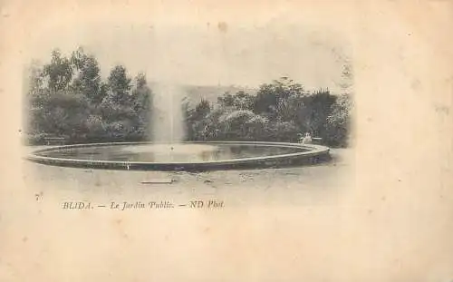 Algeria Blida Jardin Public