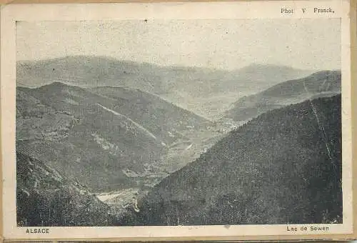 France Alsace Lac de Sewen vue panoramique