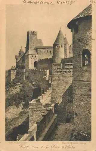 France Carcassonne (Aude) La Cite - Porte d'Aude