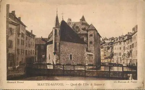 France Annecy Haute Savoie Quai de l'ile