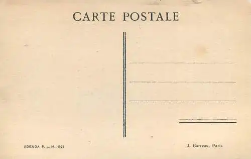 France Le Puy vue panoramique Agenda P.L.M 1929