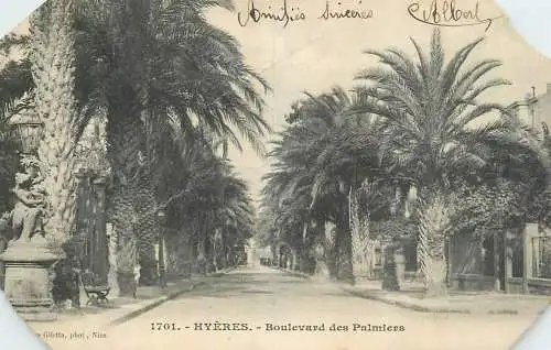 France  Hyeres (Var) Boulevard des Palmieres