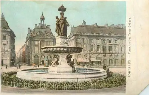 France Bordeaux Fontaine des Trois Graces