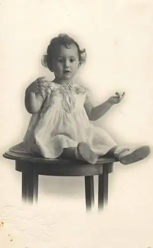 Real photo small child