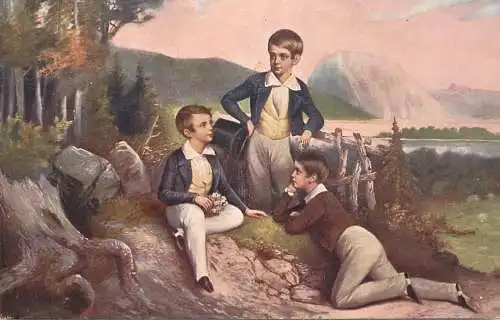 Artist fine art postcard Frantisek Josef Ferdinand Maximilian Karel Ludvik F.J. Jejlicka
