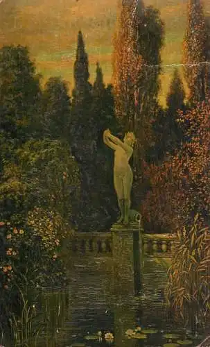 Artist fine art postcard die Quelle von Const Holsoner
