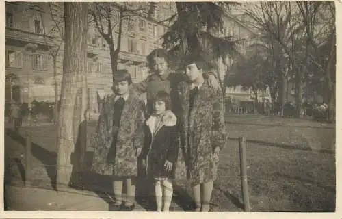 Real photo elegant children fur coat