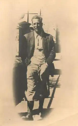 Real photo elegant man