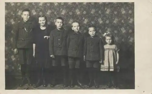 Real photo family portrait