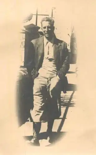 Real photo elegant man