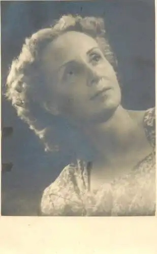 Real photo elegant woman coiffure