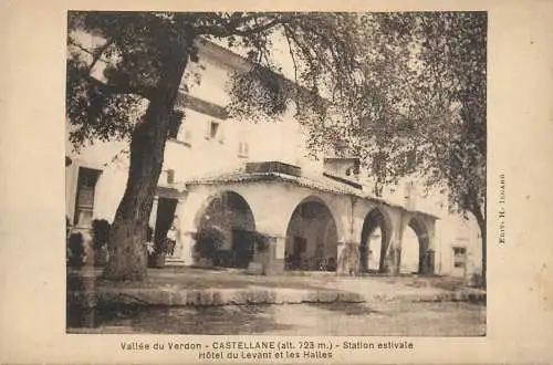 France Vallee du Verdon Castellane Hotel du Levant et les Halles