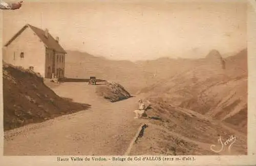 France Haute Vallee du Verdon Refuge du Col d'Allos