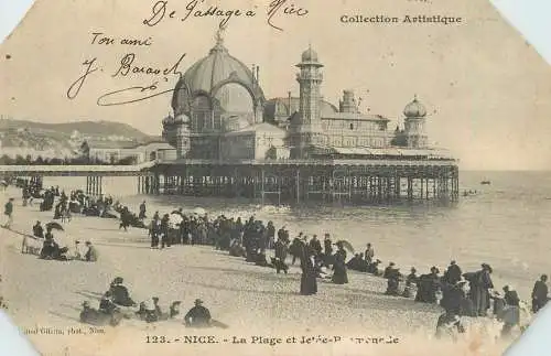 France Nice La Plage et Jetee Promenade