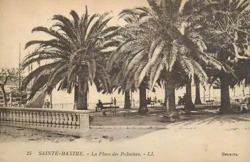 France Sainte Maxime La Place des Palmiers