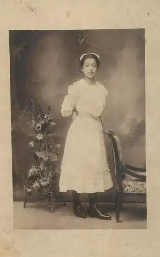 Social history anonymous persons portrait nurse