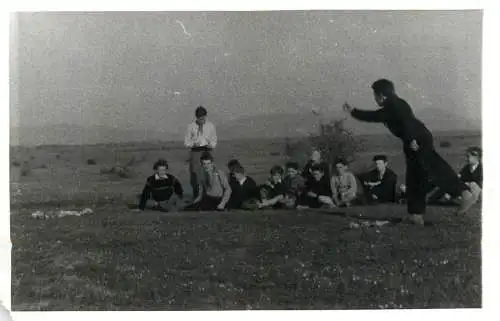 Social history anonymous persons portrait souvenir children play