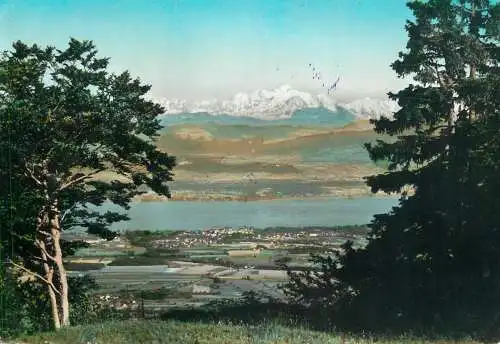 France le Lac Leman Mont Blanc