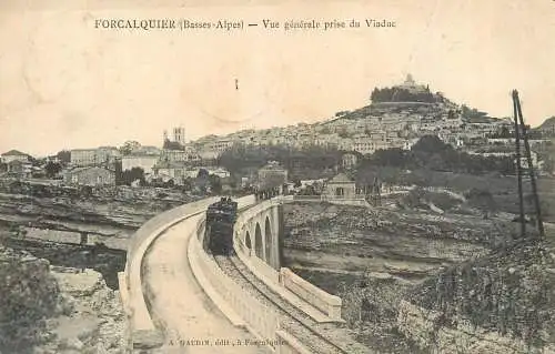 France Forcalquier vue generale prise du Viaduc