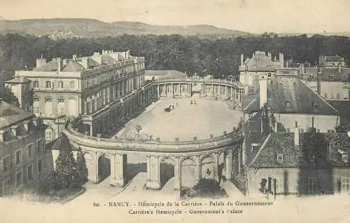 France Nancy Hemicycle de la Carriere Palais du Gouvernement vue aerienne
