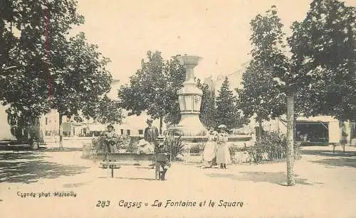 France Cassis La Fontaine et le Square
