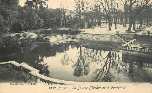 France Nimes Jardin de la Fontaine - La Source