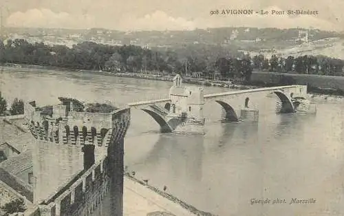 France Avignon Pont St Benezet