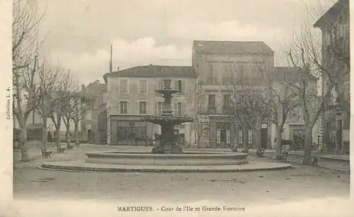 France Martigues Cour de l'Ile et la Grande Fontaine