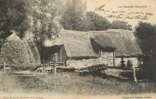 France Cantal illustree ferme d'Auvergne