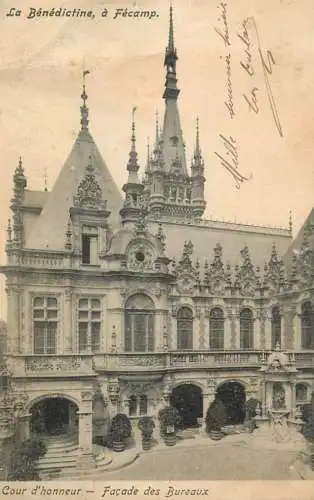France Fecamp (Seine Maritime) La Benedictine Cour d'honneur Facade des Bureaux