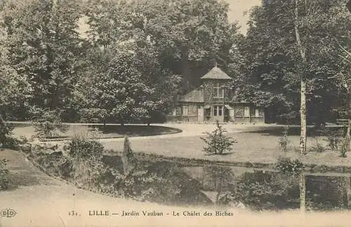 France Lille Jardin Vauban Le Chalet des Biches