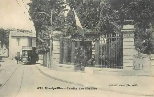 France Montpellier (Herault) Jardines vieil tram