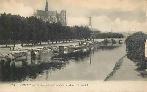 France Amiens La Somme vue du Pont de Beauville